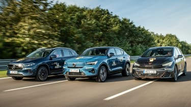 Cupra Born vs Mercedes EQA vs Volvo C40 Recharge